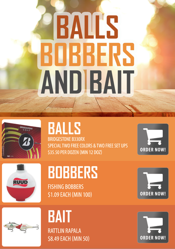 Balls, Bobbers, and Bait